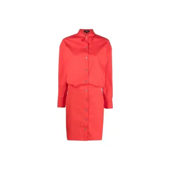 THEORY Long-Sleeved Dresses Women's Red