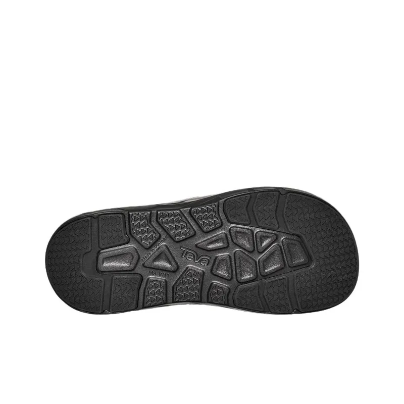 Teva Slip Resistant Abrasion Resistant Slide Slippers Unisex Black-5