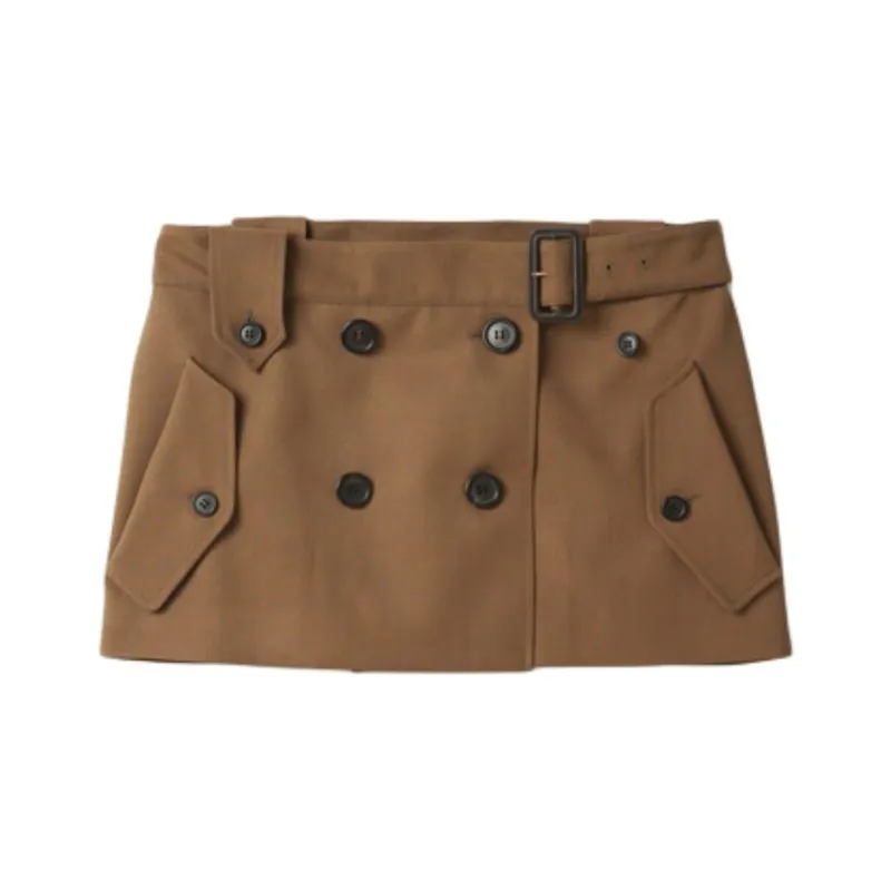 MIU MIU SS24 Casual Short Skirts Women's Cork Beige-0