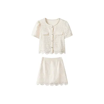 FAIRWHALE Skirt Set Women's Beige
