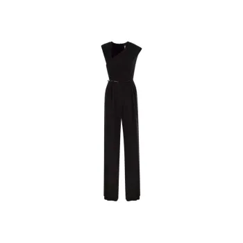 MaxMara Studio Ruched Sleeveless Jumpsuit