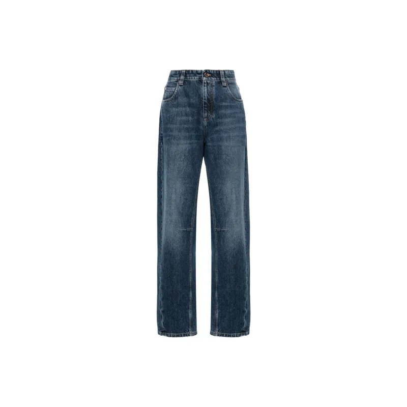 Brunello Cucinelli The Loose Straight Leg Jeans-0