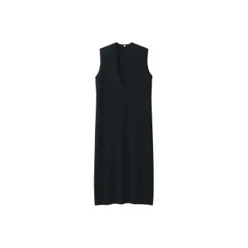 MUJI LABO Series Sleeveless Dress Women's Black