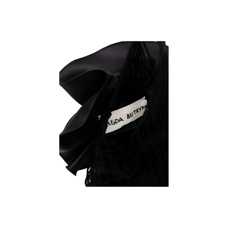 MAGDA BUTRYM Cotton Handbag Small Size Women's Black-4