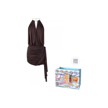 QUIET ANGEL Sleeveless Dress Women's Coffee