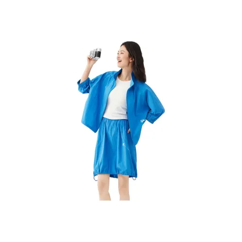 Asuka and new sake 로열 블루 여성 투피스 스커트 세트
