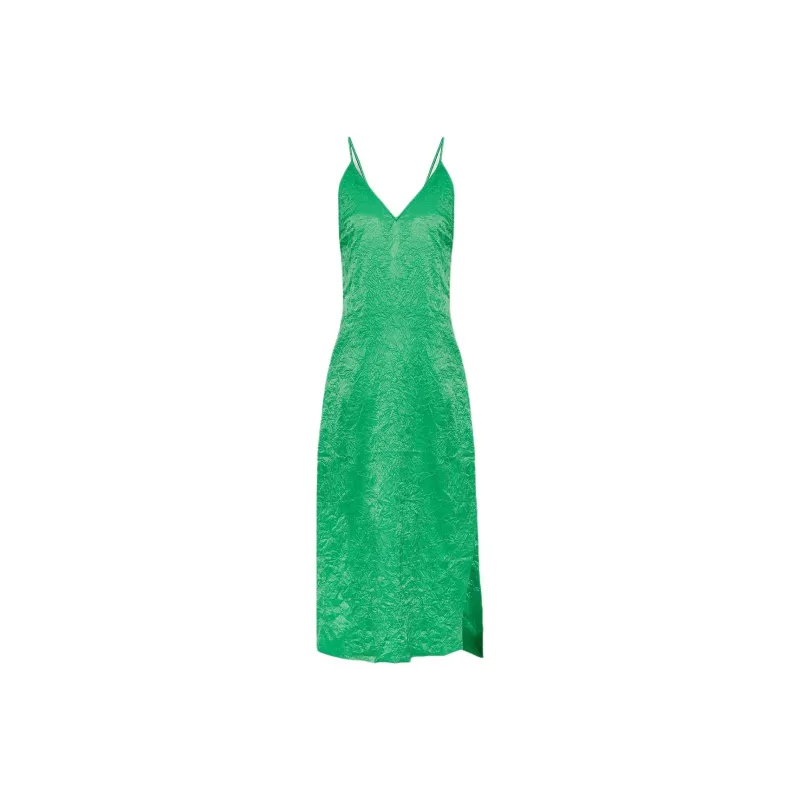 GANNI Slip Dresses Women's Green-0