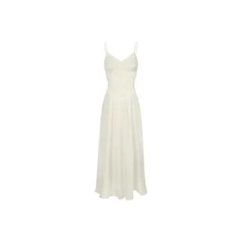 Udon House Slip Dress Women's White