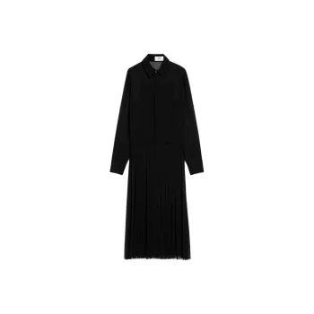 AMIPARIS Pleated Maxi Dress