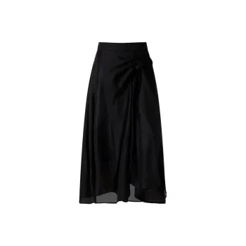 THE SEA LIFE Casual Long Skirt Women's Black Mage