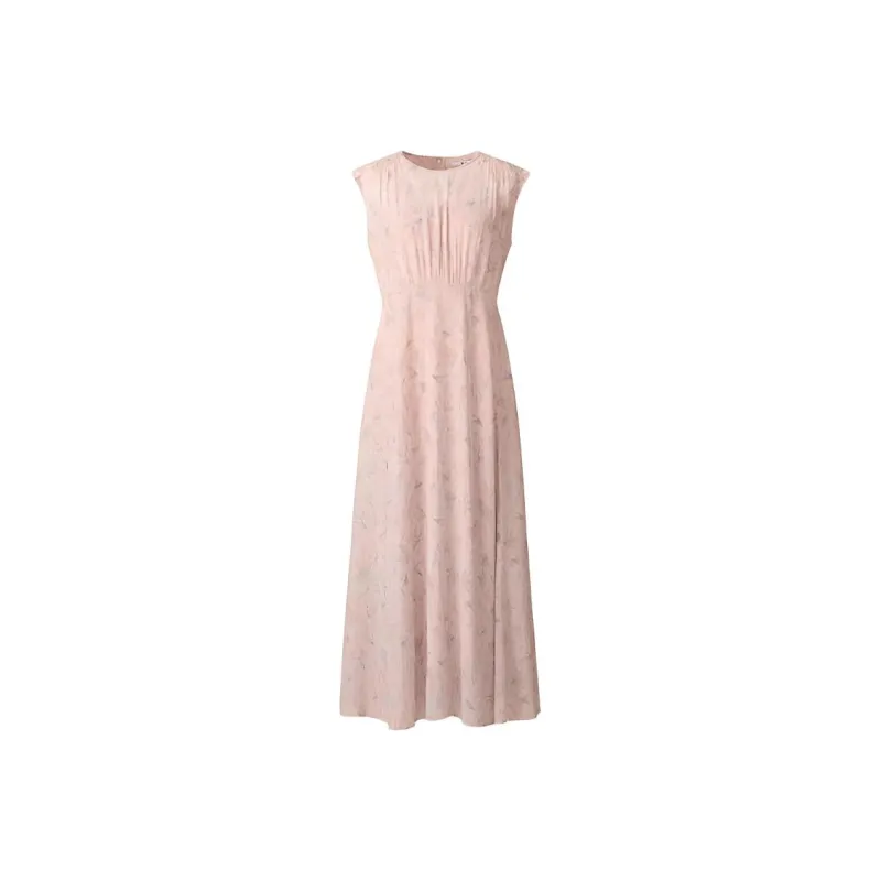 UNIQLO Sleeveless Dresses Women's Pink-0