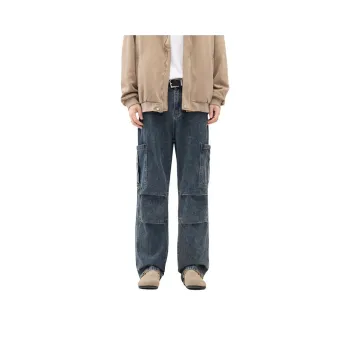 SONGS ALONG Jeans Unisex Blue