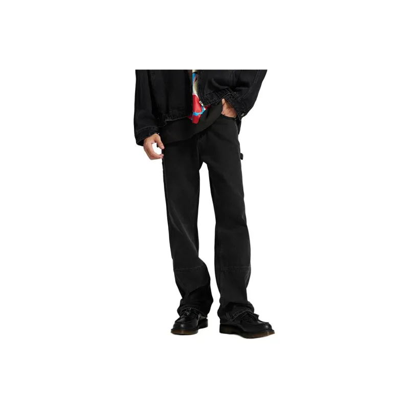 SONGS ALONG Jeans Unisex Black-0