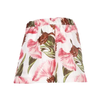 PAROSH Casual Shorts Women's White