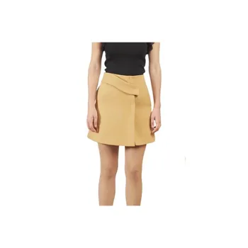 SUNDAY LIFE Casual Short Skirts Women's Yellow