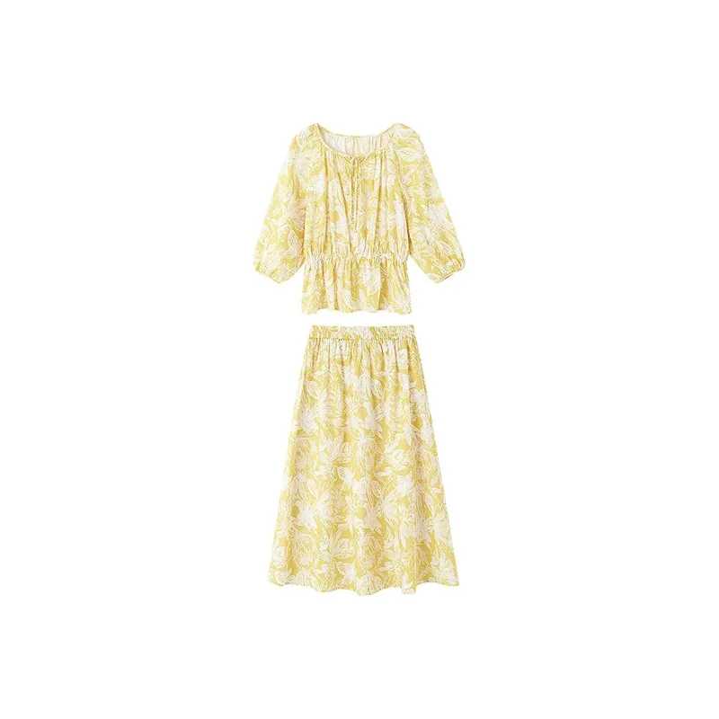 【dme】 Short Sleeved Dress Women's-0