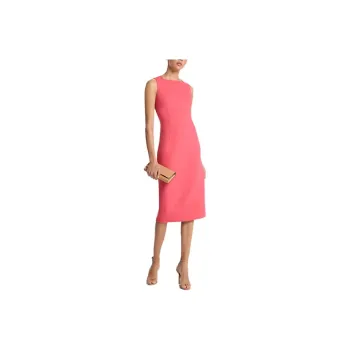 MICHAEL KORS Double Faced Stretch Wool Bouclé Sheath Dress
