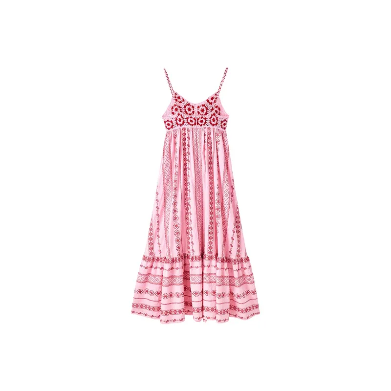 Miss Sixty Slip Dress Women's Pink-0