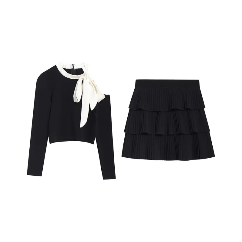 BVODE Two Piece Skirt Sets Women's-0
