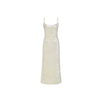 TAMMY TANGS Slip Dresses Women's Apricot