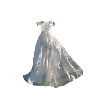 GUOZHEN Slip Dress Women's Blue