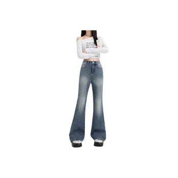 Wen Shan Jeans Women's Vintage Blue
