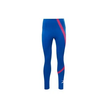 Reebok CYCLED Collection WOR Big Logo Tight Athletic Trousers Women's Blue