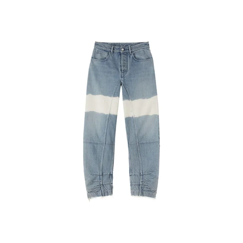 JIL SANDER High waist Colour block Jeans-0