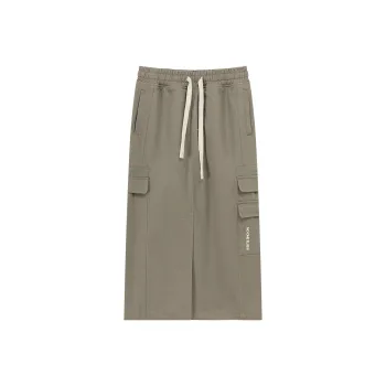 NO ONE ELSE Casual Long Skirts Women's Gray