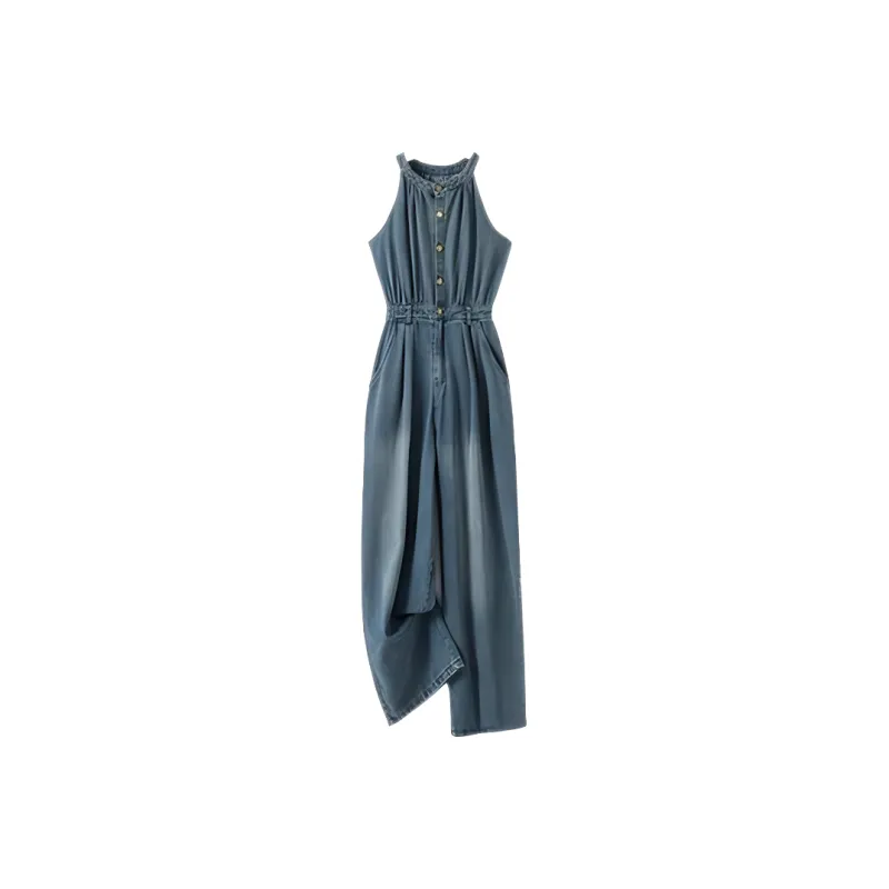 ABBY GODDESS Jumpsuit Women's Blue-0