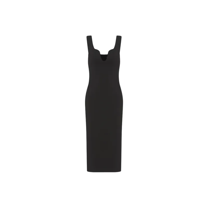 Emporio Armani Technical Viscose jersey Tube Dress-0