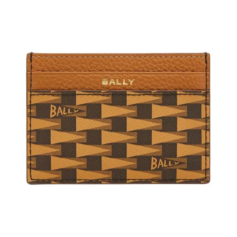 BALLY Monogram Leather Cardholder-0