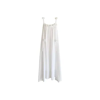 Udon House Slip Dress Women's White