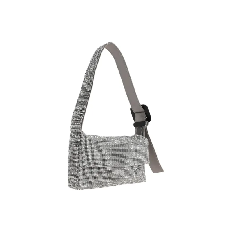 BENEDETTA BRUZZICHES Metal Mesh Shoulder Bag Women's Silver-1