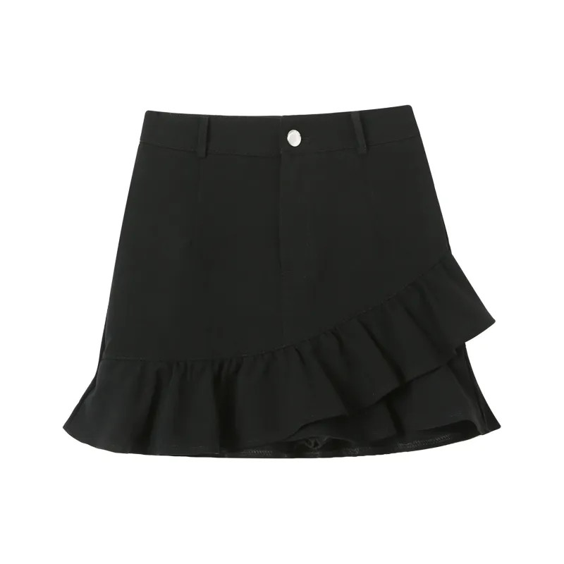 EIDOLON GRAIN Casual Short Skirts Women's Black-0