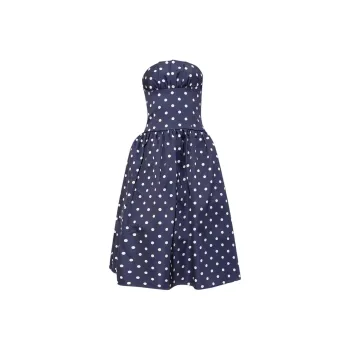 Self portrait Polka dot Midi Dress
