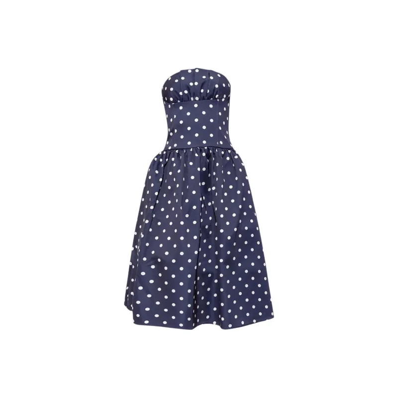Self portrait Polka dot Midi Dress-0