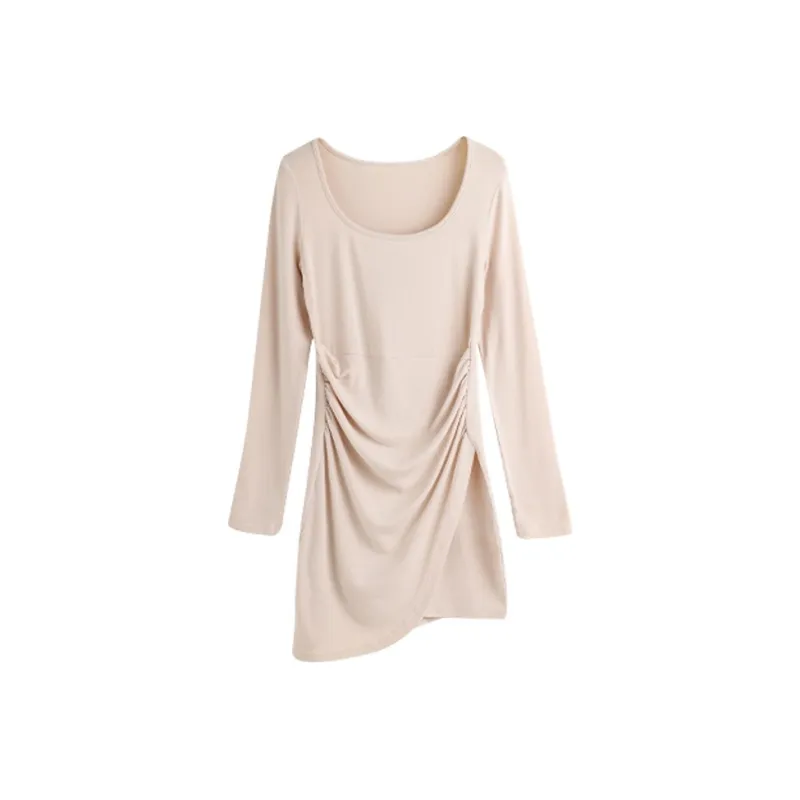 Mu Xiao Xin Long Sleeved Dress Women's-0