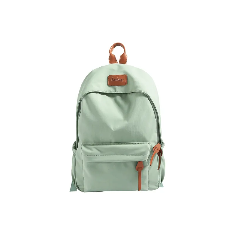 ZOGA Nylon Fabric Backpack Unisex White/Black/Green/Brown-3