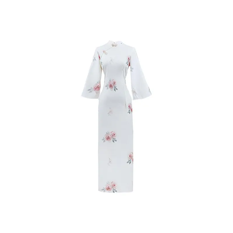 COVT Long Sleeved Dresses Women's Apricot Blossom-0