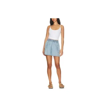 FREE PEOPLE Denim Shorts Women's Blue