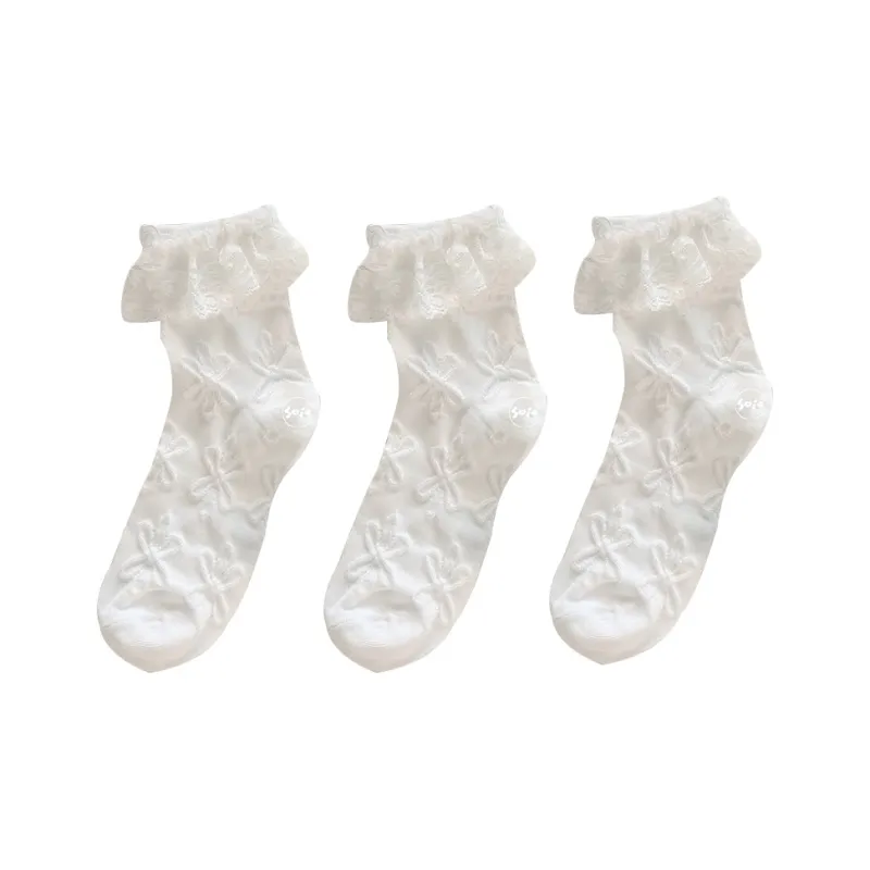 SOIE Mid Calf Socks Women's Combo Set-30