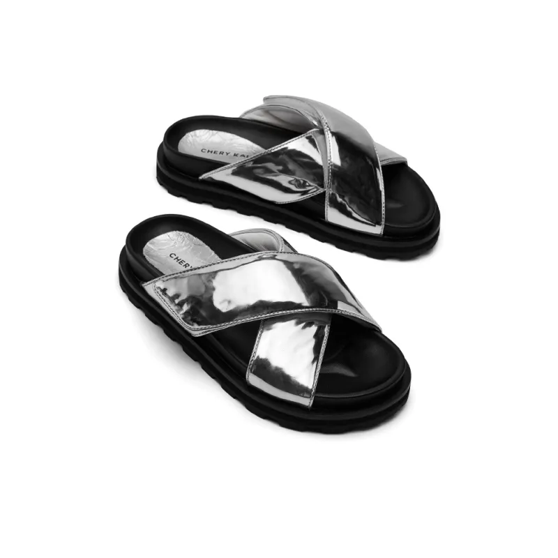 CHERYKALLY Slip Resistant Odor Resistant Abrasion Resistant Antibacterial Slide Slippers Women's-9