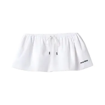 MIU MIU SS24 Casual Short Skirts Women's White