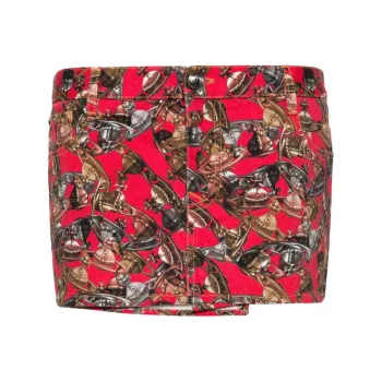 Vivienne Westwood Foam Crazy Orb print Skirt