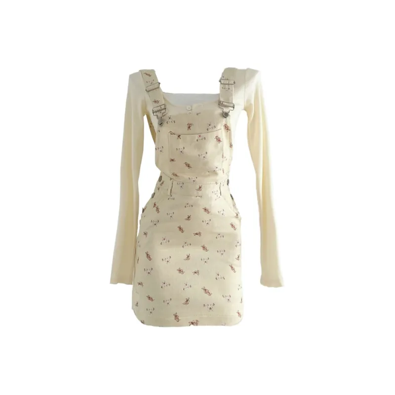 MTHE Skirt Set Women's Light Yellow-0