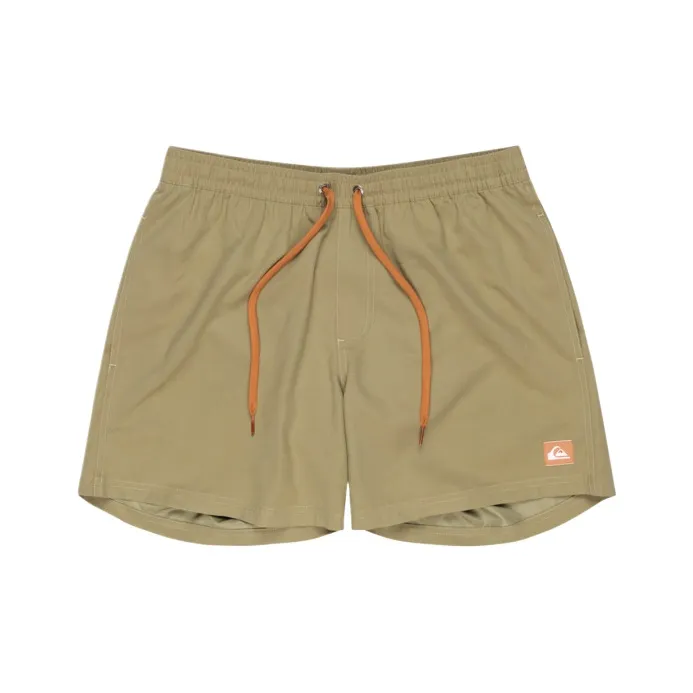 Quiksilver Everyday Solid Volley Beach Shorts Men's Green-0