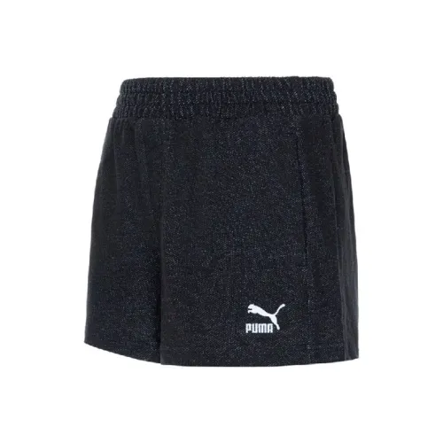 PUMA Denim Shorts Women's Black