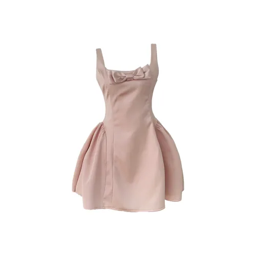 Mu Xiao Xin Slip Dress Women's Pink