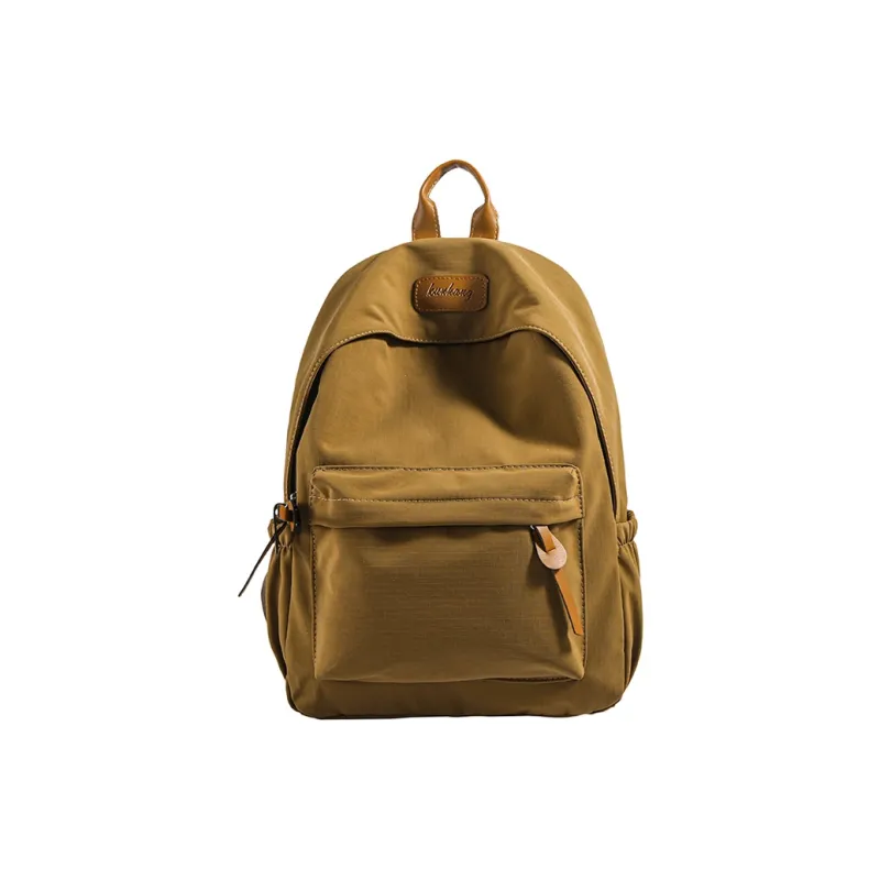 ZOGA Nylon Fabric Backpack Unisex White/Black/Green/Brown-9